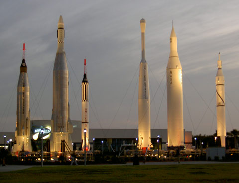 Cape Canaveral Florida Rocket Garden